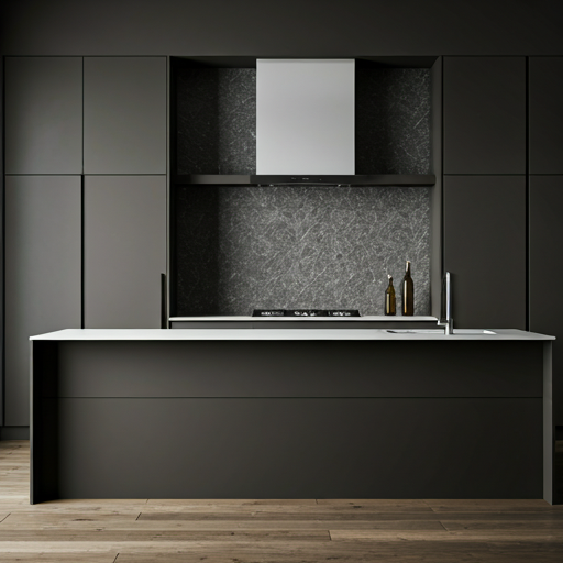 Professional construction team discussing blueprints